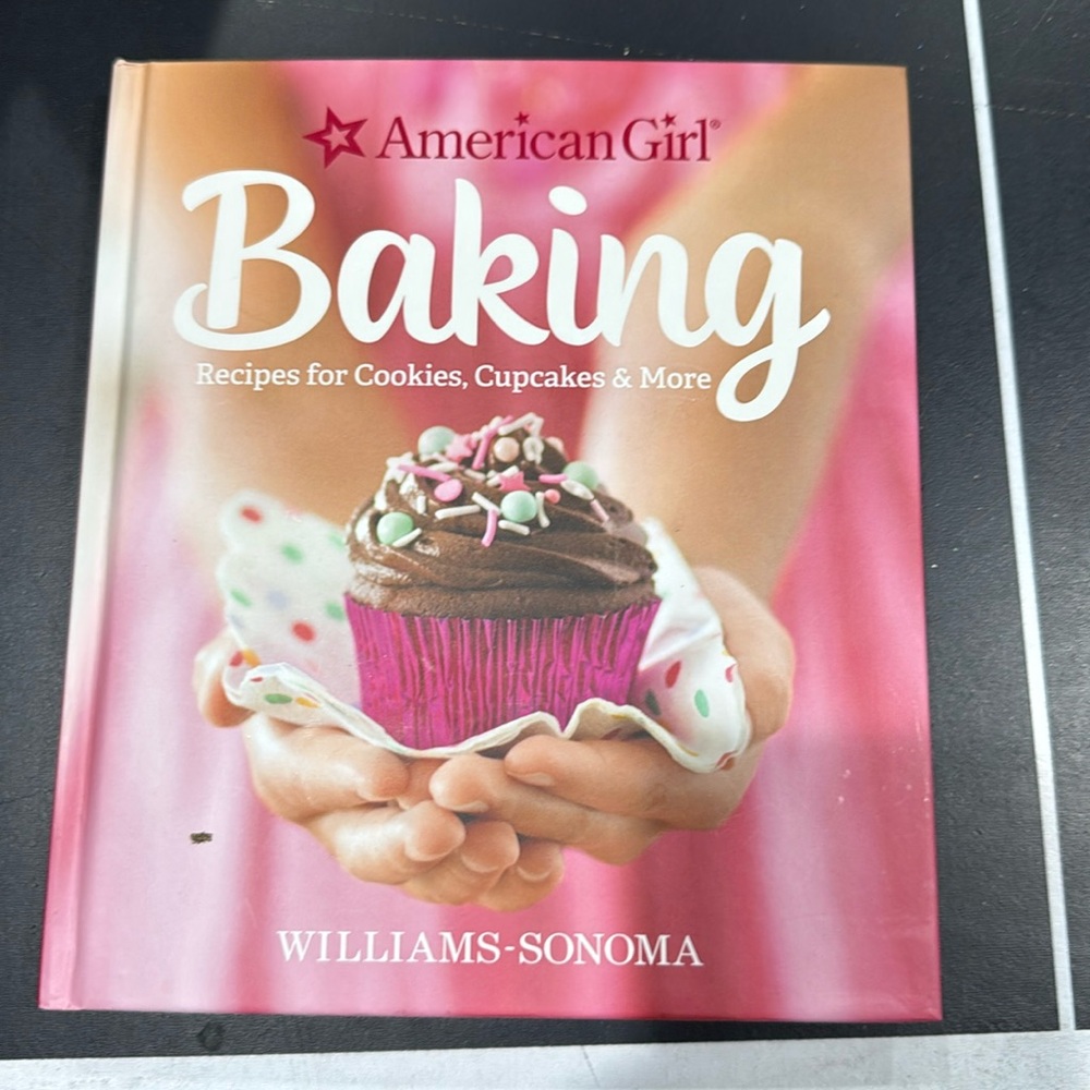 Brand new American girl, William Sonoma, baking recipe book